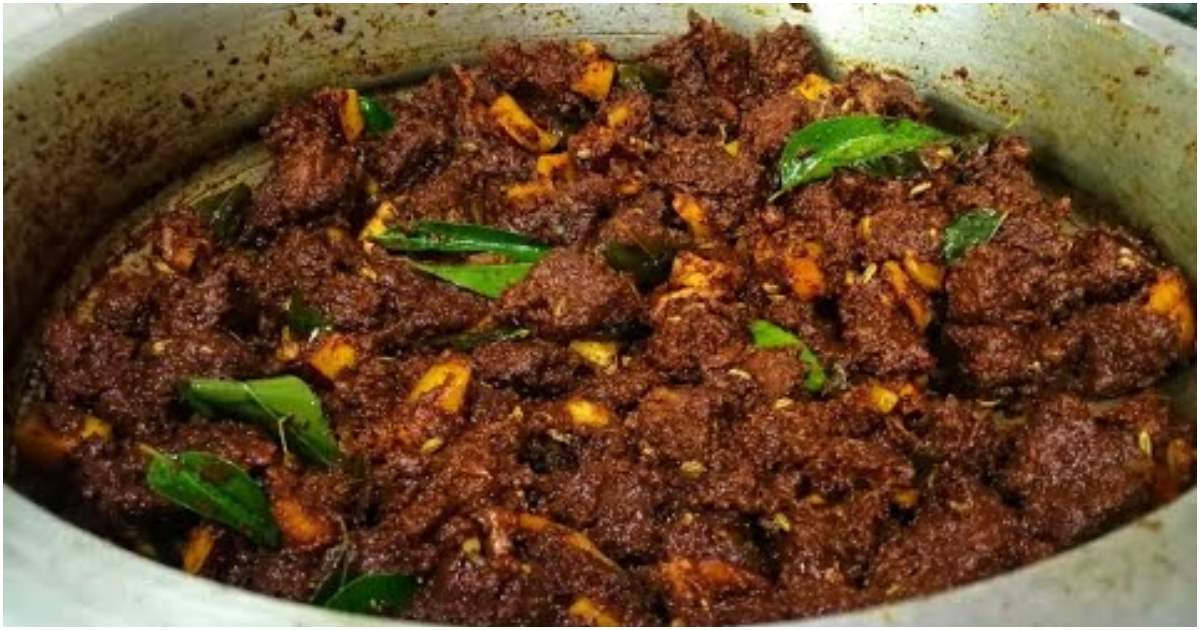 Beef Dry Fry With Coconut Malayalam