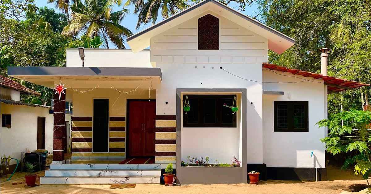 10 Lakh 2 BHK House Plan Malayalam