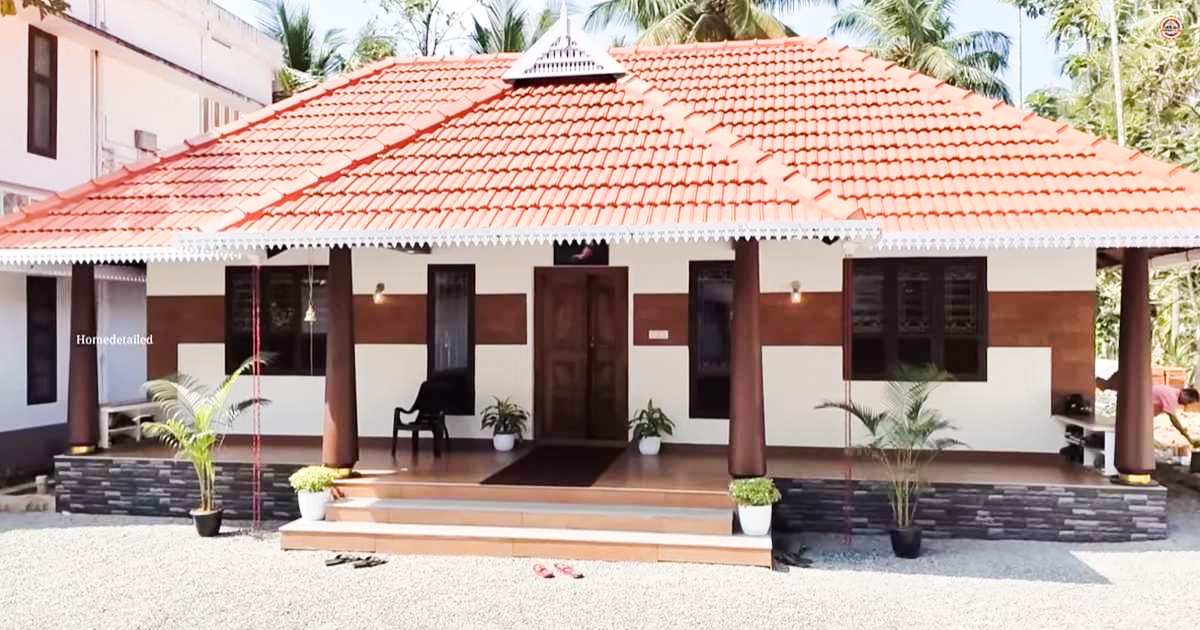 1500 SQFT 3 BHK House Plan Malayalam