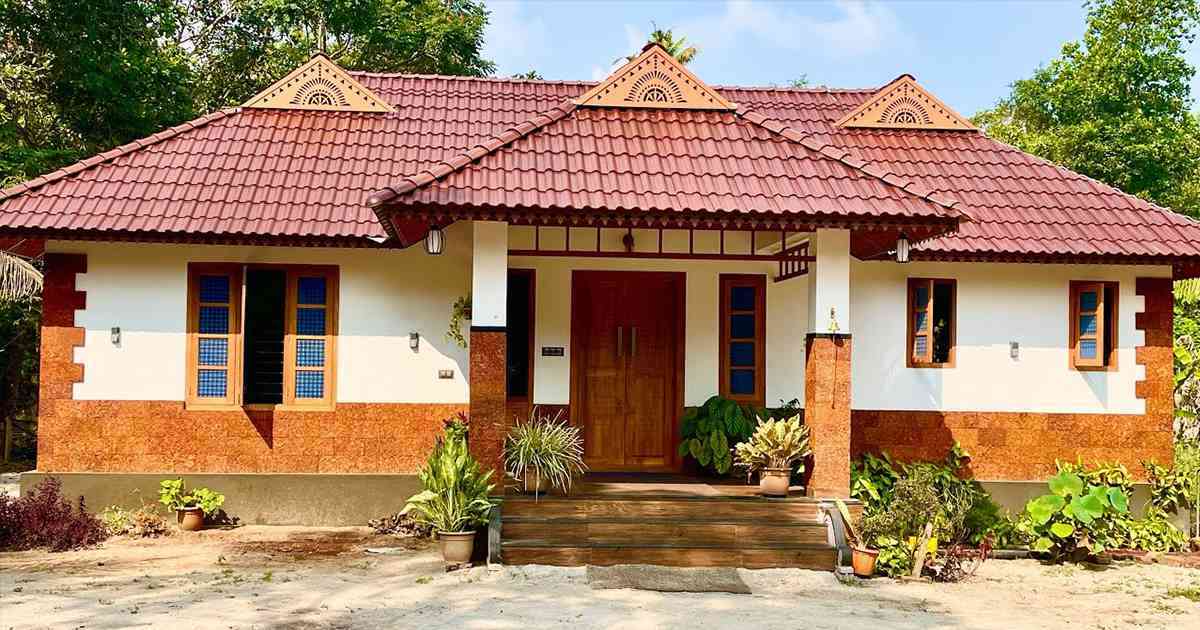 1600 SQFT 2 BHK Nalukett House Plan malayalam