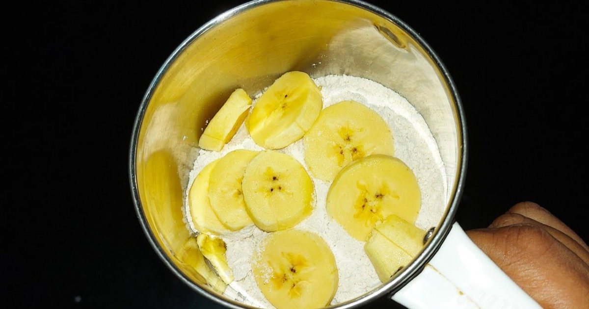 Banana Wheat Flour Snack Recipe